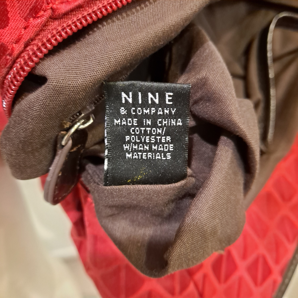 Nine & Co. Red Geometric Shoulder Bag - Picture 11 of 11